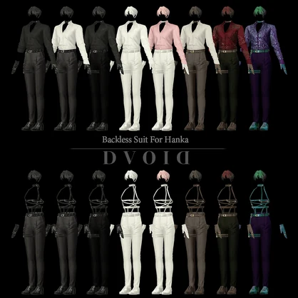 「斑霞対応」Backless Suit & Hair - DVOID