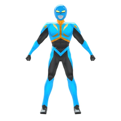 【改変OK!超人素体】加速創造アクセロイダー　ACCEROIDER【VRM】