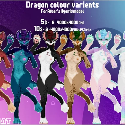 The Hyenid | Dragon Body Textures