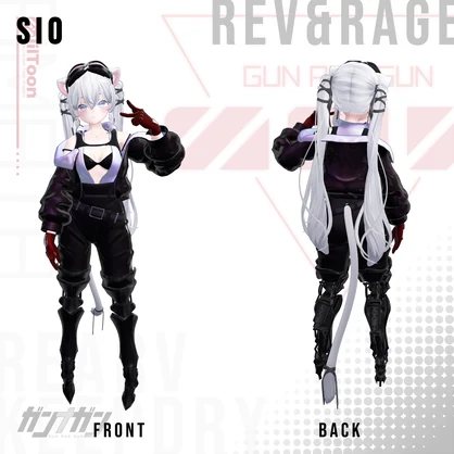 【#VRガンナガン】Rev & Rage【アマタ衣装/義足付き】