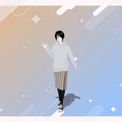 時雨（Vroid,VRM,XAvatar）※無料版あり