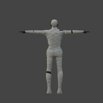 【3Dキャラクター】ミイラ先生