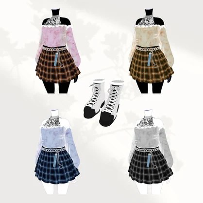[MANUKA/FREE] lace school set