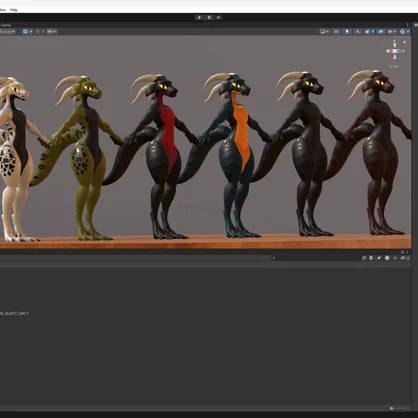 Gallium's Kobold Avatar Base (VRChat)