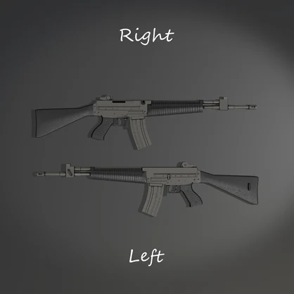 【VRChat想定】BR-70/556 アサルトライフル【射撃ギミック付き】