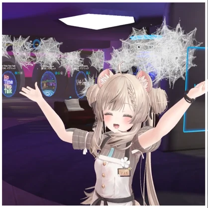 🎁🎊発売記念セール中！🎊🎁蜘蛛の巣射出ギミック🕸【ModularAvatar対応】