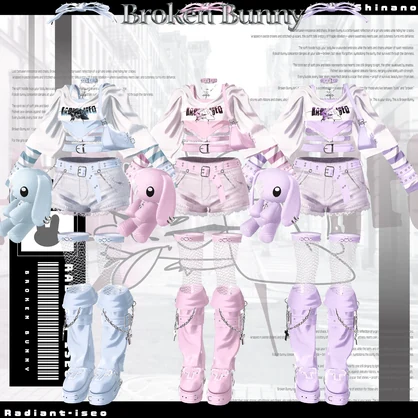 【Broken Bunny 】ブロークンバニー13アバター対応Radiant-iseo