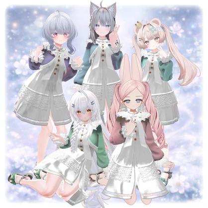 【3D衣装】Tender Mist | 5 Avatars