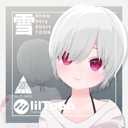 【VRC向け髪型】スノウベリーショート（TOON） / Snow Very Short Hair : Toon