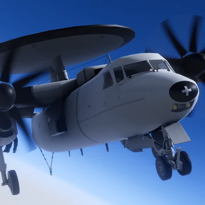 【VRChat飛行可能】M-2D AEW 早期警戒機【Sacc's Flight v1.8】