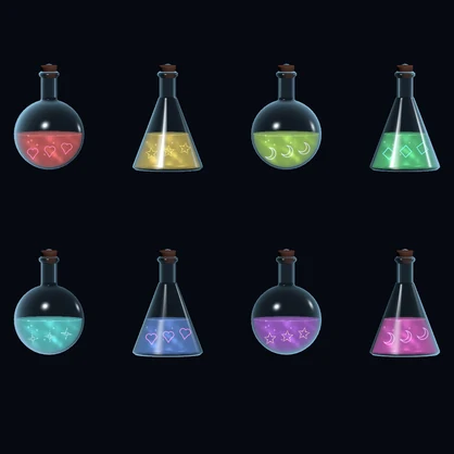 【PC専用／Modular Avatar対応】気分の小瓶 — Mood Bottle