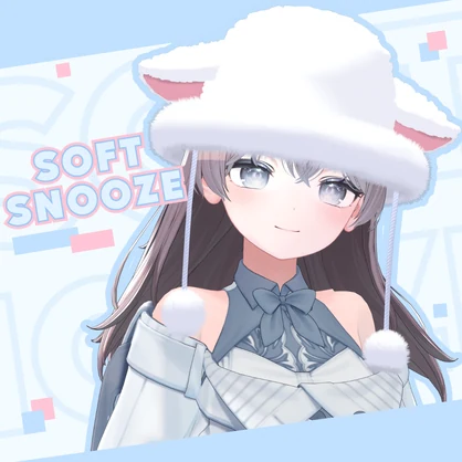 【VRChat向け】soft snooze（帽子）