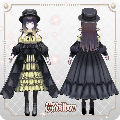 【vroidVRMキャラモデル】メイレル(6色)Meirel(6 colors)