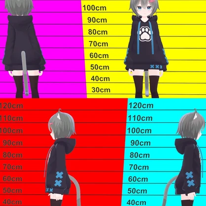 ラスクちゃん　アニメっぽい髪テクスチャ　9枚