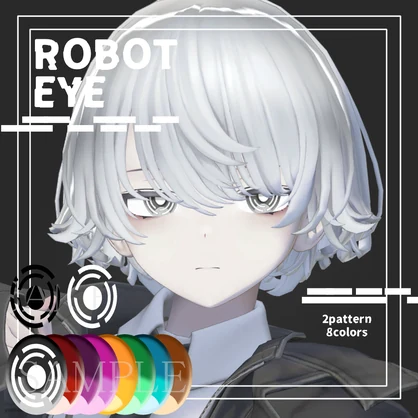 【動く】ROBOT EYE TEXTURE 【Menno対応】