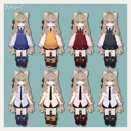 シンプルデフォルト衣装テクスチャ - Simple Outfit Texture -