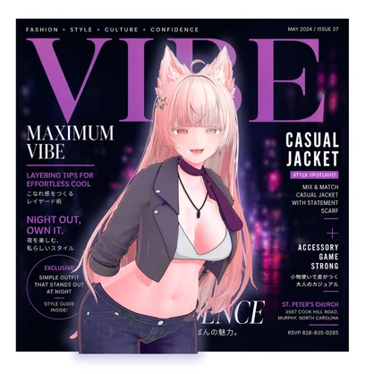 エッジの効いたデニムストリートウェア