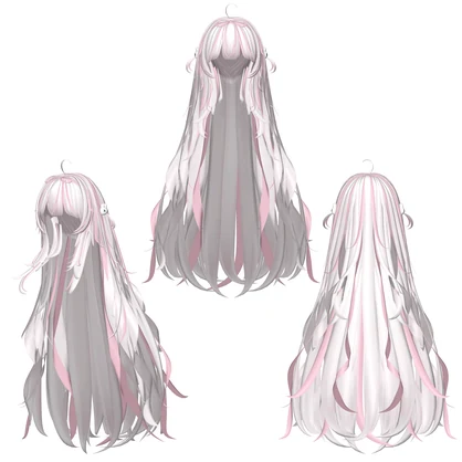 【Studio4NIMARU Nerdy Baby Long Hair】 - Highlights Color Texture