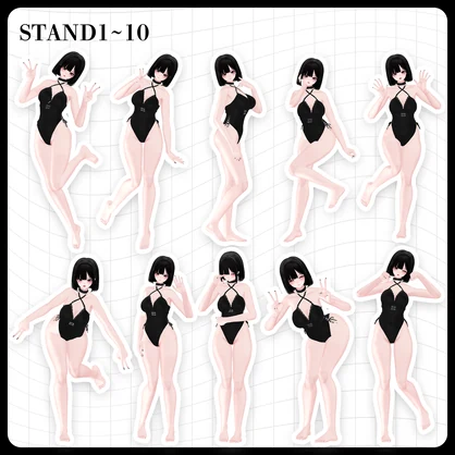 ☕【FREE】撮影向けPOSE Set 50種〘 ♡Shuan♡ 〙