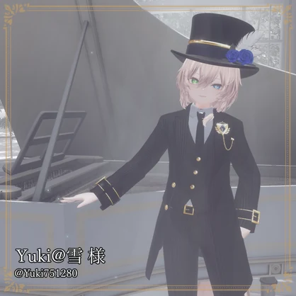 3D衣装『Noble Tailcoat』【VRChat想定】 #Millenoa