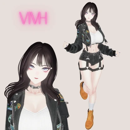 【しなの対応】【VIVH対応】地雷系メイクテクスチャ ♡ JIRAI MAKEUP ♡