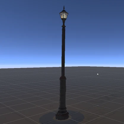 【3D屋外小物】街灯【VRChat向け】