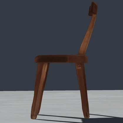 <基本無料>CH04　ダイニングチェア 椅子/chair/3d/vrc想定