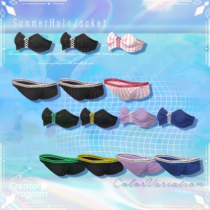 SummerHoloJacket (Foam Spewer Water Gun included!) - VRChat Women's Clothing / CP4