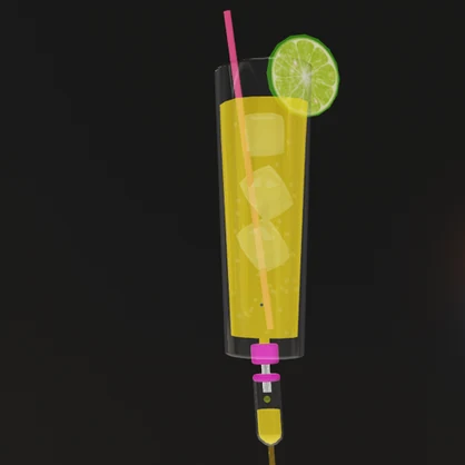 【VRC想定】ドリンク点滴セット / Drink Drip set