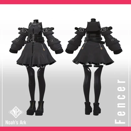 「プラム -Plum-」専用【3D衣装モデル】フェンサー / Fencer