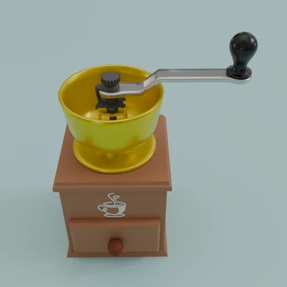 【Blender】かわいいコーヒーミル kawaii coffee mill【VRChat】