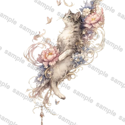 【単品販売有】猫のタトゥーセット[VRC想定]