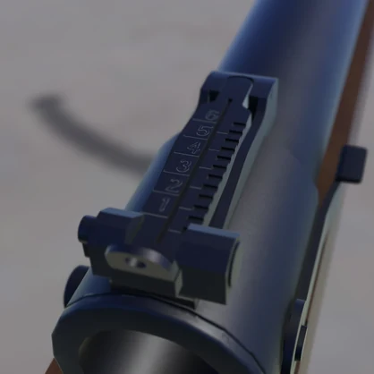 改修三型機関短銃(百式) 【VRC想定3Dモデル】
