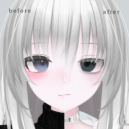 【凪/Nagi】気だるげ Eye ＆ Make texture ＋ blendshape ＆ animation