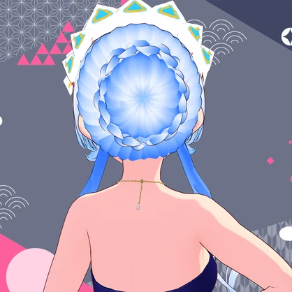 【VRoid】 「人形仕掛け」 カチューシャ＆小顔サイドカット / Clockwork Marionette Side-Framing Hair & Headband Preset