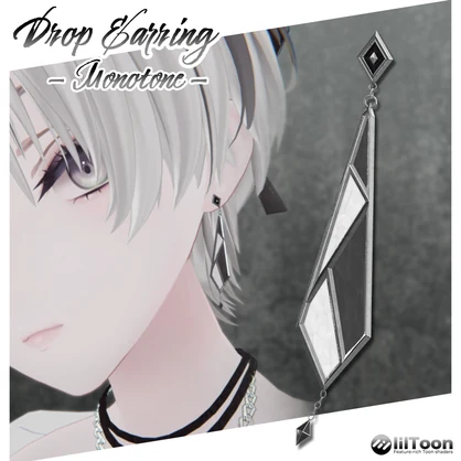 DropEarring -Monotone-