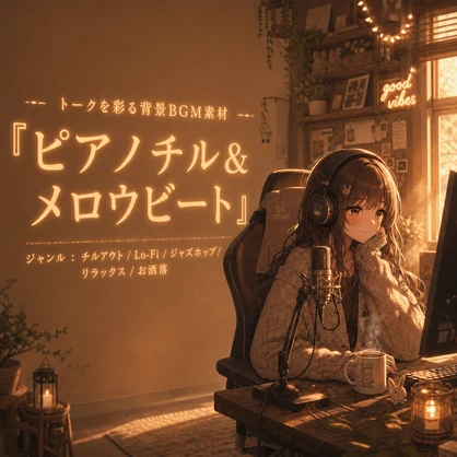 【雑談/作業用BGM】トークを彩る温かいLo-Fiジャズホップ｜商用利用可