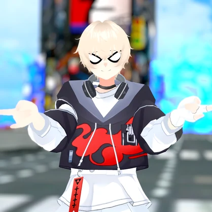 VRChat想定 スパイダーメガネ