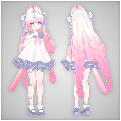 【ぽわり専用】Hairグラデーション メッシュ【セットアップ動画付き】