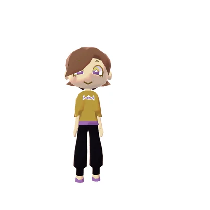 【無料・投げ銭】ローポリ男の子『きのり』【VRC想定３Dアバターモデル】