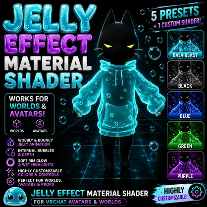 VRChat Jelly Effect Material Shader | Avatars & Worlds