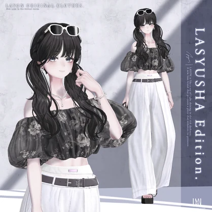 【3D】HAZE LINE (森羅/しなの/LUMINA/マヌカ/Mayo/Sio/ミルティナ/マリシア/Lapwing/ラシューシャ/ルルネ/水瀬/狛乃/Alué(+Head)/斑霞/泣夜/彼方対応) #LAYON服 ＃LAYONコーデ