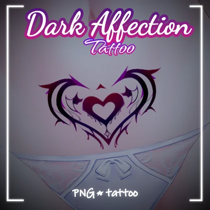 【タトゥー PNG】~Dark Affection~Tattoo (PNG ONLY)