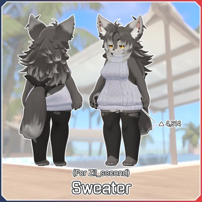 【対応衣装】 Halterneck Sweater & Bikini