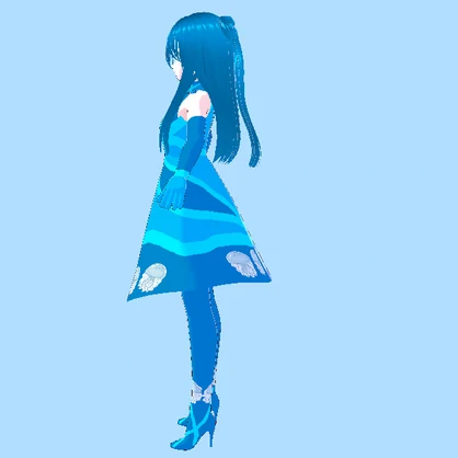 "River" - Jellyfish & Ocean Themed Avatar Outfit / Model VRM