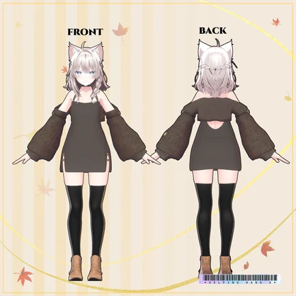 【ロンチSALE】Mocha Mellow｜VRC向け衣装