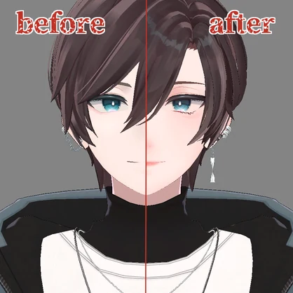 【maki,碼希】中性化テクスチャset【肌,texture,skin,make up】【無料,free】