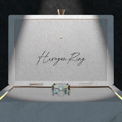 【無料】HexagonRing【VRChat想定】
