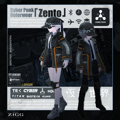 CyberPunkOutert「Zento」_Lapwing/kuuta対応