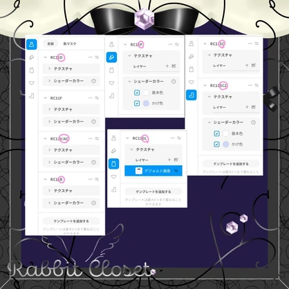 【Official ver. supported】Black lolita dress